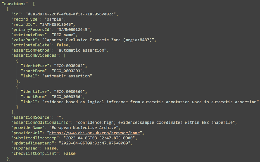 Environmental metagenome curation example